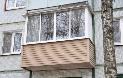 Наружная отделка балконов и лоджий – популярные технологии и материалы